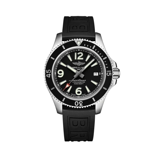 Breitling - A17366021B1S2 Superocean 42 Stainless Steel / Black / Rubber / Folding