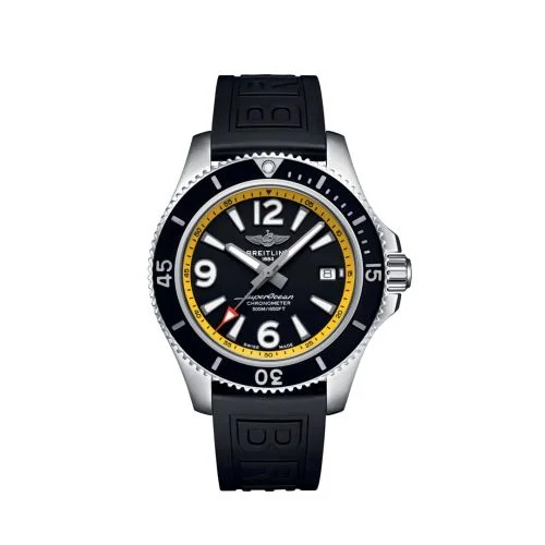 Breitling - A17366D71B1S1 Superocean 42 Stainless Steel / Black - Yellow / eComm