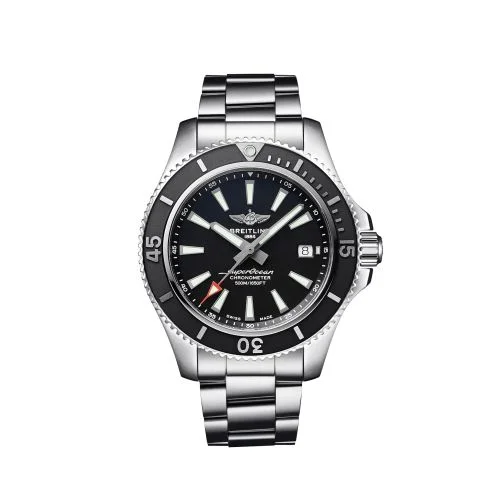 Breitling - A17366D71B2A1 Superocean 42 Stainless Steel / Black / Bracelet / Japan