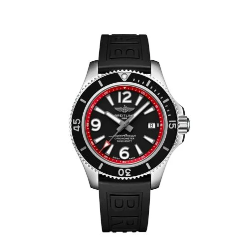 Breitling - A17366D71B2S1 Superocean 42 Stainless Steel / Black - Red / eComm