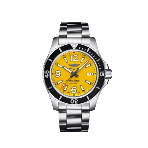 Breitling - A17367021I1A1 Superocean 44 Stainless Steel / Yellow / Bracelet