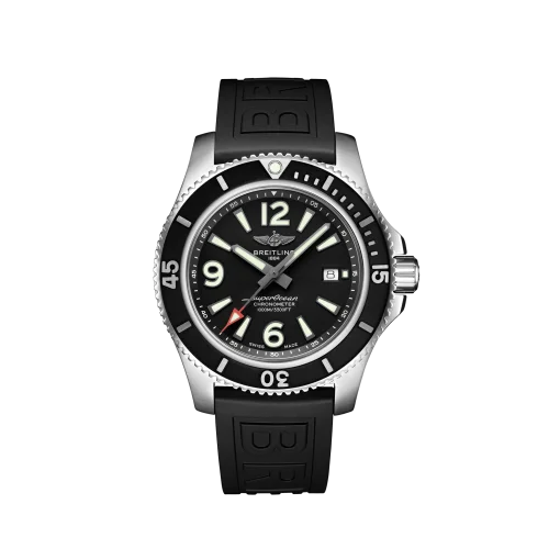 Breitling - A17367D71B1S1 Superocean 44 Stainless Steel / Black / Rubber / Pin