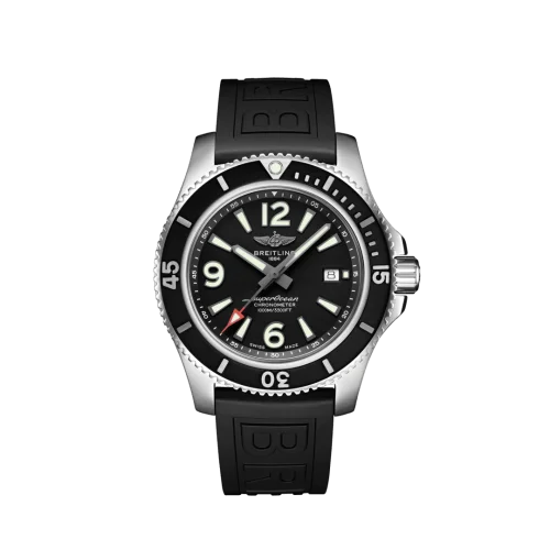 Breitling - A17367D71B1S2 Superocean 44 Stainless Steel / Black / Rubber / Folding