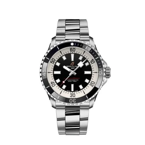 Breitling - A17375211B1A1 SuperOcean Automatic 42 Stainless Steel / Black / Bracelet