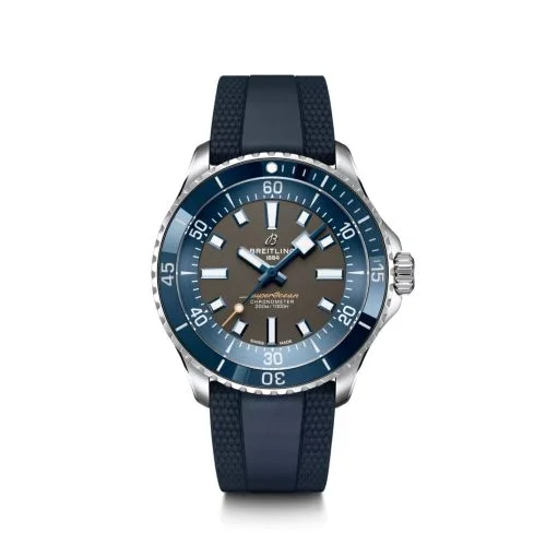 Breitling - A173753A1B1S1 SuperOcean Automatic 42 Stainless Steel / Blue Danube / Austria