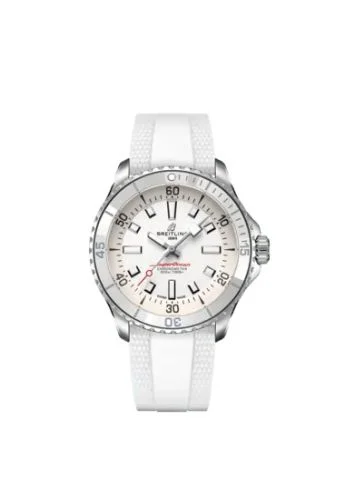 Breitling - A17375A71A1S1 SuperOcean Automatic 42 Stainless Steel / White / Japan