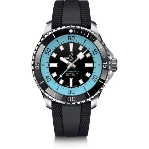 Breitling - A173761A1B1S1 SuperOcean Automatic 44 Stainless Steel / Black - Blue / Rüschenbeck Edition