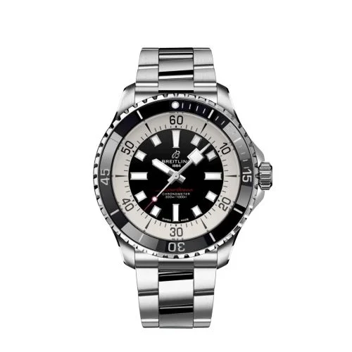 Breitling - A17376211B1A1 SuperOcean Automatic 44 Stainless Steel / Black / Bracelet