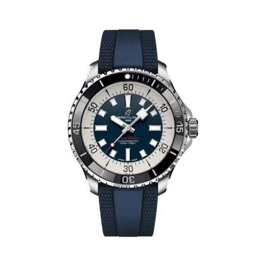 Breitling - A17376211C1S1 SuperOcean Automatic 44 Stainless Steel / Blue / Rubber