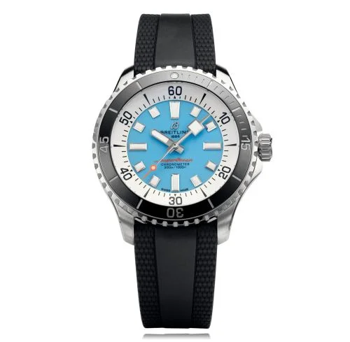 Breitling - A173763A1C1S1 SuperOcean Automatic 44 Stainless Steel / Ice Blue / Bucherer