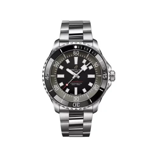 Breitling - A173765A1B1A1 SuperOcean Automatic 44 Stainless Steel / Black / Bracelet / UK