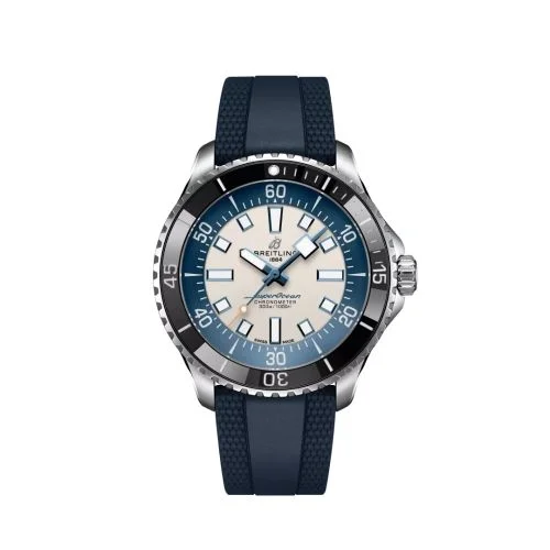 Breitling - A173766A1A1S1 SuperOcean Automatic 44 Stainless Steel / White - Blue / Greece