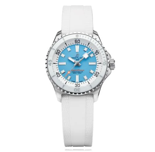 Breitling - A173771A1C1S1 SuperOcean Automatic 36 Stainless Steel / Ice Blue / Bucherer