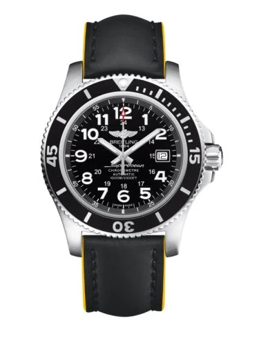 Breitling - A17392D71B1S2 Superocean II 44 Stainless Steel / Black / Volcano Black / Rubber / Folding