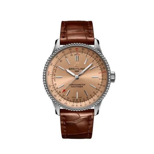 Breitling - A17395201K1P1 Navitimer 1 35 Automatic Stainless Steel / Copper / Croco / Pin