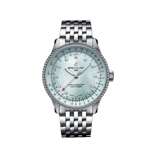 Breitling - A173952A1C1A1 Navitimer 1 35 Automatic Stainless Steel / Blue MOP / eComm / Bracelet