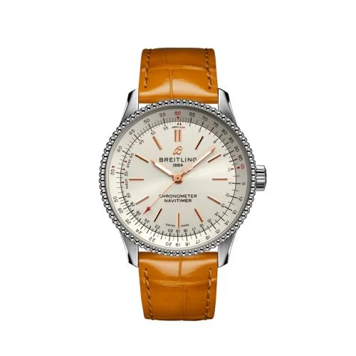 Breitling - A17395F41G1P4 Navitimer 1 35 Automatic Stainless Steel / Silver / Croco / Folding
