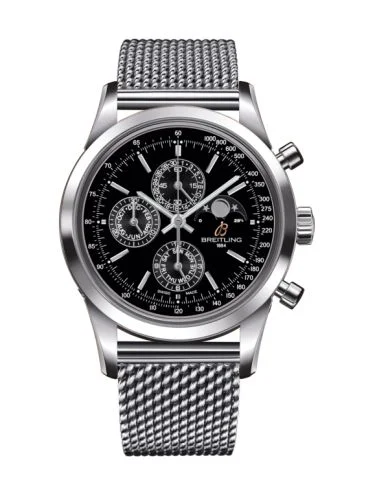 Breitling - A1931012/BB68/154A Transocean Chronograph 1461 Stainless Steel / Black / Bracelet