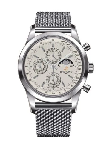Breitling - A1931012/G750/154A Transocean Chronograph 1461 Stainless Steel / Silver / Bracelet