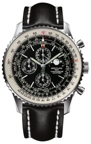 Breitling - A1938021/BD20/441X/A20BA.1 Navitimer 1461 48 Stainless Steel / Black / Calf / Pin