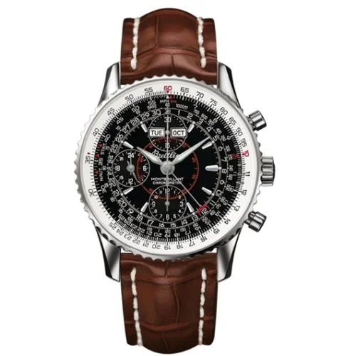 Breitling - A2133012.B571.737P Montbillant Datora Black / Brown Alligator