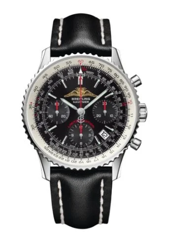 Breitling - A233225U/BD70/435X/A20BA.1 Navitimer 01 43 Stainless Steel / Black / Calf / Pin / AOPA
