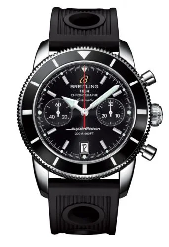 Breitling - A2337024.BB81.200S Superocean Heritage 44 Chronograph Stainless Steel / Black / Black / Rubber