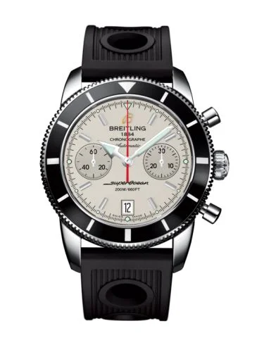 Breitling - A2337024.G753.200S Superocean Heritage 44 Chronograph Stainless Steel / Black / Silver / Rubber