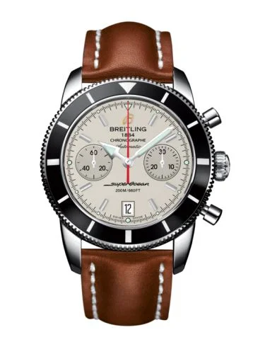 Breitling - A2337024.G753.433X Superocean Heritage 44 Chronograph Stainless Steel / Black / Silver / Calf