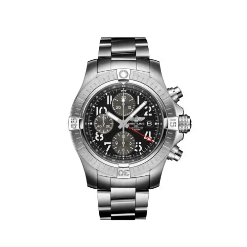 Breitling - A24315101B1A1 Avenger Chronograph GMT 45 Stainless Steel / Black / Bracelet