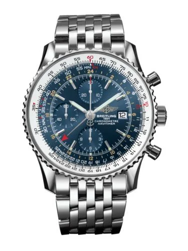 Breitling - A2432212.C651.443A Navitimer World Stainless Steel / Blue / Bracelet