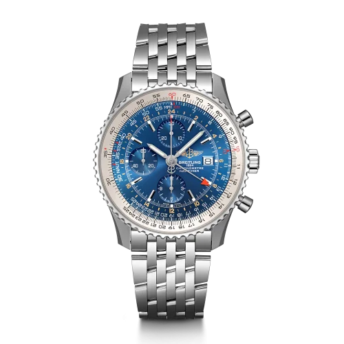 Breitling - A24322121C1A1 Navitimer World Stainless Steel / Blue / Bracelet