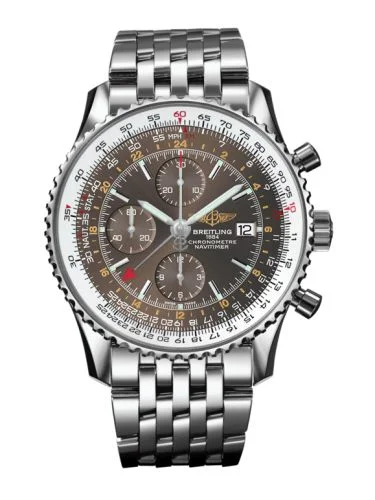 Breitling - A24322C8.Q604.443A Navitimer World Stainless Steel / Panamerican Bronze / Bracelet