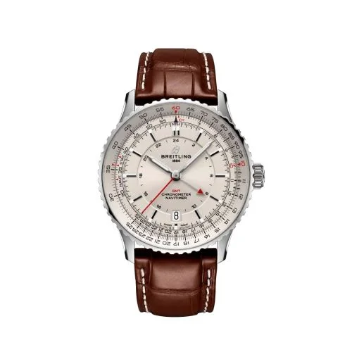 Breitling - A32310211G1P1 Navitimer GMT 41 Automatic Stainless Steel / Silver