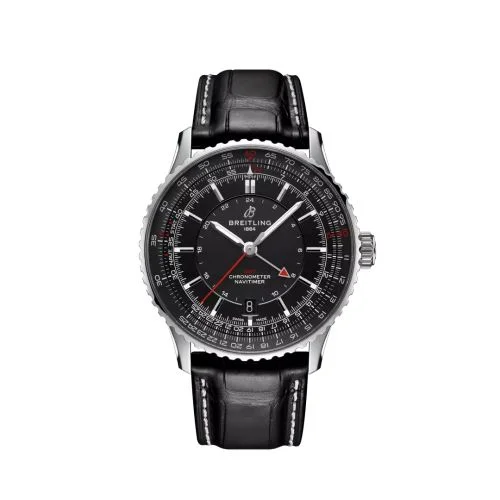 Breitling - A32310251B1P1 Navitimer GMT 41 Automatic Stainless Steel / Black