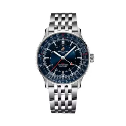 Breitling - A323103A1C1A1 Navitimer GMT 41 Automatic Stainless Steel / Blue / Bracelet / Samurai Japan