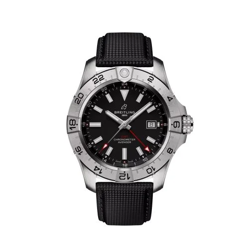 Breitling - A32320101B1X1 Avenger Automatic GMT 44 Stainless Steel / Black / Strap