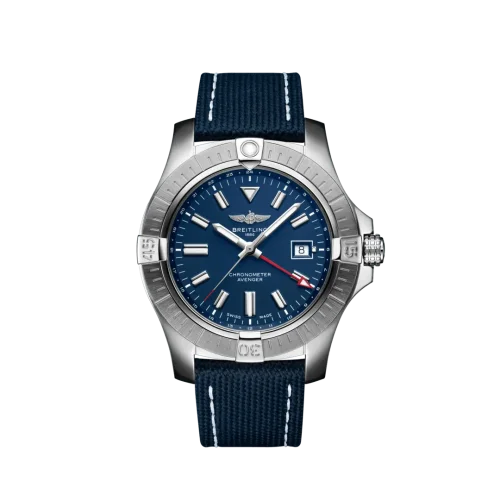 Breitling - A32395101C1X2 Avenger Automatic GMT 45 Stainless Steel / Blue / Military / Folding