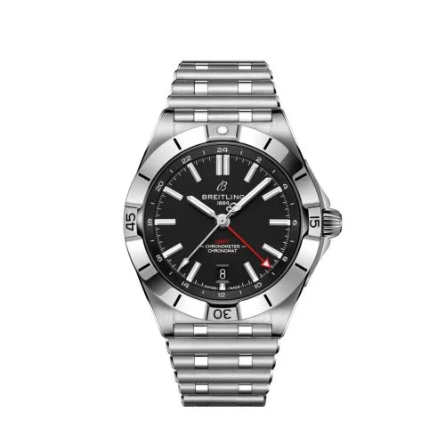 Breitling - A32398101B1A1 Chronomat 40 GMT Stainless Steel / Black / Rouleaux