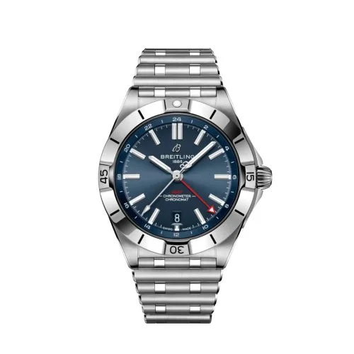 Breitling - A32398101C1A1 Chronomat 40 GMT Stainless Steel / Blue / Rouleaux