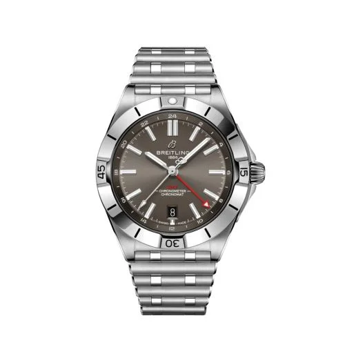 Breitling - A32398101M1A1 Chronomat 40 GMT Stainless Steel / Grey / Rouleaux