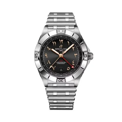Breitling - A323982B1B1A1 Chronomat 40 GMT Stainless Steel / Black / Qatar