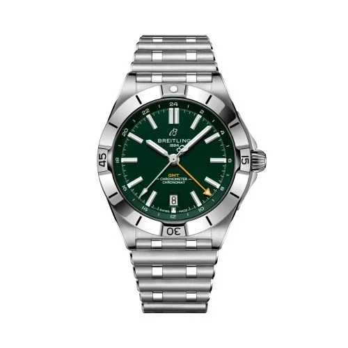 Breitling - A32398A41L1A1 Breitling Chronomat Automatic GMT 40 NFL Green Bay Packers Edition
