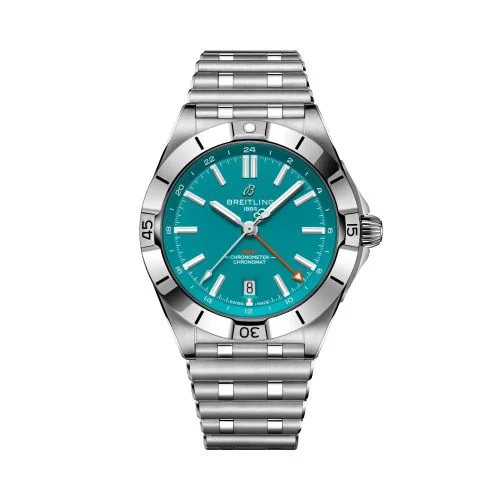 Breitling - A32398B11L1A1 Breitling Chronomat Automatic GMT 40 NFL Miami Dolphins Edition