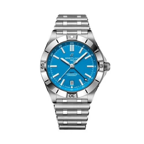 Breitling - A32398E11C1A1 Breitling Chronomat Automatic GMT 40 NFL Carolina Panthers Edition