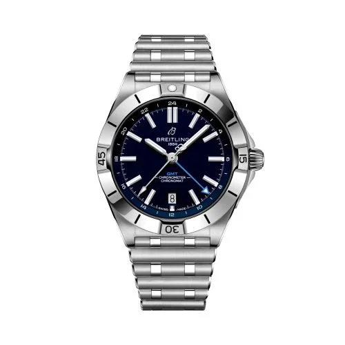 Breitling - A32398E31C1A1 Breitling Chronomat Automatic GMT 40 NFL Tennessee Titans Edition