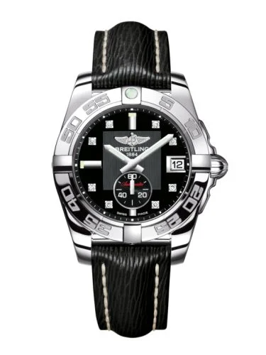 Breitling - A3733012/BD02/412X/A16BA.1 Galactic 36 Automatic Stainless Steel / Volcano Black Diamond / Calf
