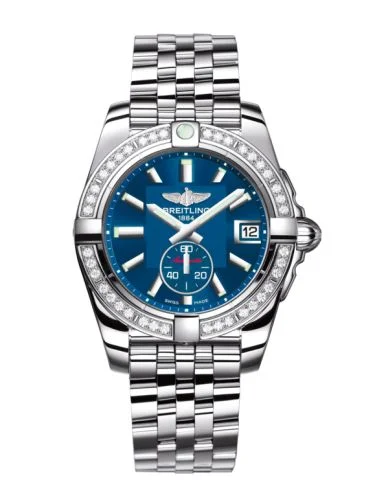 Breitling - A3733053/C824/215X/A16BA.1 Galactic 36 Automatic Stainless Steel / Diamond / Gun Blue / Sahara