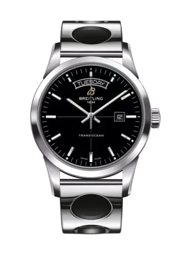 Breitling - A4531012/BB69/222A Transocean Day & Date Stainless Steel / Black / Racer