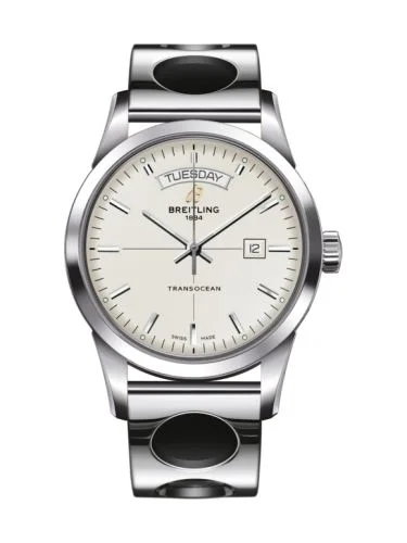 Breitling - A4531012/G751/222A Transocean Day & Date Stainless Steel / Silver / Racer